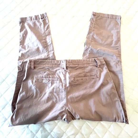 Maurices Soft Pink Chinos Denim Cropped Pants - Picture 5 of 7